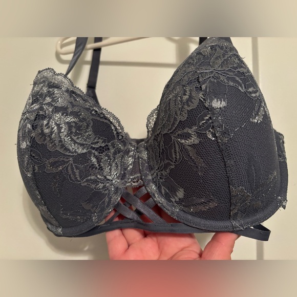 Lasenza Gray and lace bra - Picture 2 of 5